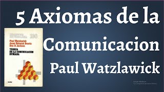 Paul Watzlawick Los 5 Axiomas de la Comunicación [upl. by Schreck]