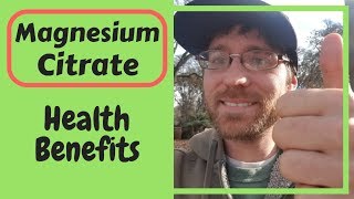 3 Magnesium Citrate Benefits for Health 2019🧐 [upl. by Symons428]