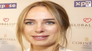 Kimberley Garner Interview Football For Peace Gala [upl. by Anialahs]