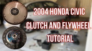 2004 Honda Civic Clutch Replacement Full Tutorial [upl. by Kemme374]