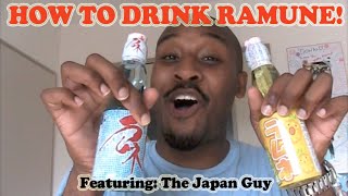 How to Drink Ramune How To Open A Japanese Ramune Bottle [upl. by Avihs500]