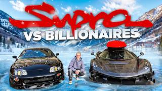 1000HP Supra terrorizing Billionaires Hypercarmeet in Switzerland [upl. by Suivatram]