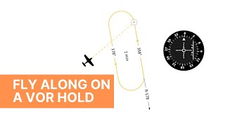 How to Fly a VOR Hold Procedure  FlightInsight  IFR [upl. by Nirraj]