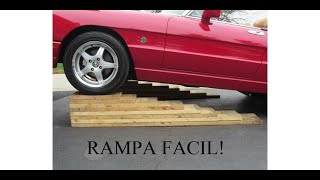 COMO FAZER RAMPA AUTOMOTIVA EM CASA [upl. by Annaynek]