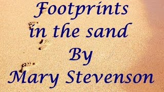 Footprints in the Sand Video Poem [upl. by Burtis]