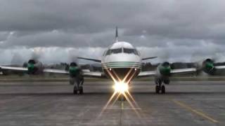 Lockheed Electra start up [upl. by Iadam136]