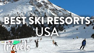 Top 10 Ski Resorts in the US  MojoTravels [upl. by Hoffman985]