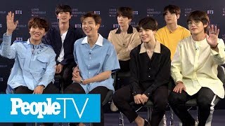 Full Interview BTS On What They Love About Themselves Each Other Dream Artist Collabs  PeopleTV [upl. by Cartie]