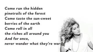 Colors of the Wind  Tori Kelly with Lyrics [upl. by Arikahs]