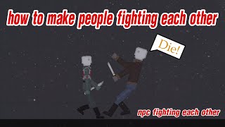 people playground  How to make people fight [upl. by Mosra]