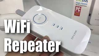 TPLink AC1750 WiFi Range Extender Repeater RE450 Setup and Review [upl. by Rosemary]