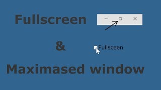 Maximised Windowed Mode and toggle between Fullscreen Mode Unity Tutorial [upl. by Rustice299]