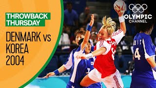 Most EPIC Handball Final DEN vs KOR  Olympic Games Athens 2004  Throwback Thursday [upl. by Straus711]