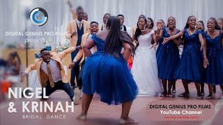 Nigel amp Krinah Bridal Entrance AFRICAN WEDDING DANCE [upl. by Inod]