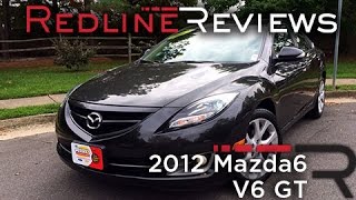 2012 Mazda6 V6 GT Review Walkaround Exhaust amp Test Drive [upl. by Ecirbaf834]