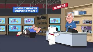 Family Guy  Brian tries to return a keyboard [upl. by Einahpats]