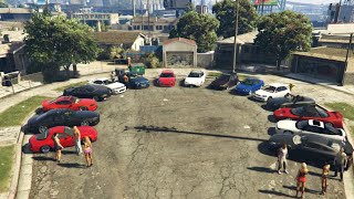 GTA V  JDM CARS MEET IN GROVE STREET  GTA 5 MOD [upl. by Middlesworth38]