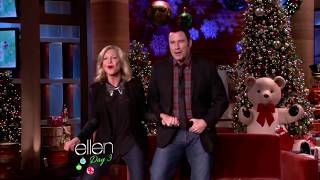 John Travolta amp Olivia Newton John Ellen Youre The One That I Want 05 12 12 [upl. by Enrobialc423]