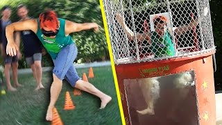 DRUNK DUNK TANK CHALLENGE [upl. by Joeann887]