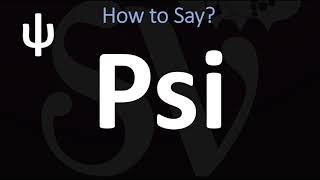 How to Pronounce Psi CORRECTLY  ψ Greek Alphabet Pronunciation [upl. by Combe]