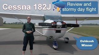 Cessna 182J Full review with flight  Fully upgraded award winning plane [upl. by Wolliw]