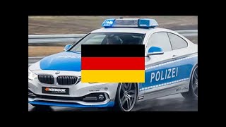 Suono sirena polizia Germania [upl. by Hgielsel466]