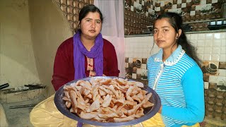 Making Tibetan Snack Khapse  Tea Time Snack  How to make khapse  Our Village Lifestyle [upl. by Akeihsat]