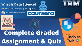 Coursera What is Data Science Complete Assignment amp Quiz Answers  by IBM [upl. by Altis808]