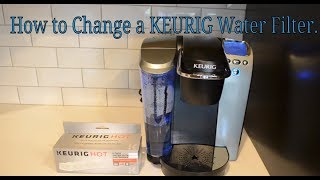 How To Change a KEURIG Water Filter [upl. by Nylek]