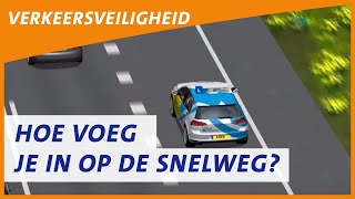 Invoegen op de autosnelweg  ANWB Verkeersregels [upl. by Adlig]