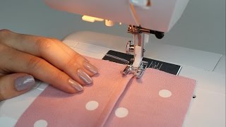 Basic Stitches  How to Sew a Flat Felled Seam Dressmaking Patterns [upl. by Sumer]