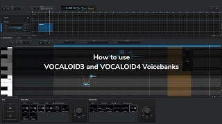 How to use VOCALOID3 and VOCALOID4 Voicebanks [upl. by Damien]