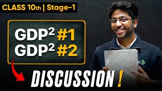 Class 10th GDP²  1 amp 2 Discussion 🔥  Shobhit Nirwan [upl. by Akem]