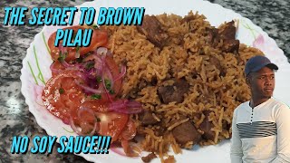 How to cook PILAU  Authentic Swahili Beef PILAU Recipe Kenya  How to cook PILAU with meat  PILAU [upl. by Eyk]