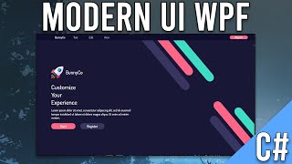 C WPF Modern UI Flat Design Tutorial [upl. by Braunstein663]