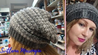 Tutorial Uncinetto Cappello facile alluncinetto [upl. by Auqinehs]