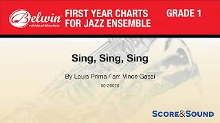 Sing Sing Sing arr Vince Gassi– Score amp Sound [upl. by Linoel]