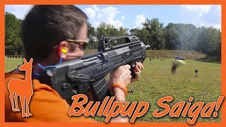 TriStar Compact 12 Gauge at IV8888 Range Day Bullpup Saiga [upl. by Bergstein]