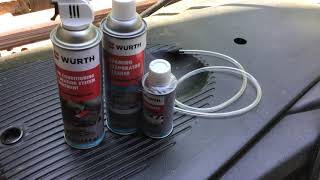 Part 4  Wurth Foaming Evaporator Cleaner amp Air Conditioning amp Heating System Treatment [upl. by Lainey672]