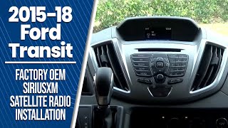 20152018 Ford Transit  Factory OEM SiriusXM Satellite Radio Upgrade  Easy Plug amp Play Install [upl. by Vivyan]