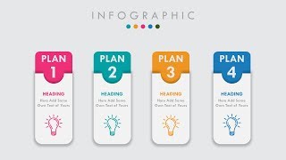 Animated PowerPoint Infographic Slide Design Tutorial [upl. by Yadrahs]