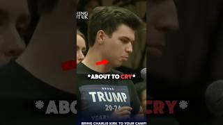 Charlie Kirk Makes a WOKE Activist CRY shorts charliekirk debate [upl. by Ydollem]