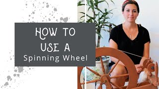 How to Use a Spinning wheel [upl. by Theta]