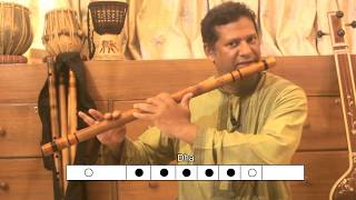 Lesson 3 How to play Saptak  Sa Re Ga Ma Pa DHa Ni in flute Bansuri [upl. by Prudhoe]