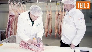 🥩 Fleischzerlegung lernen Das Schwein Teil 3  Rücken [upl. by Cj74]