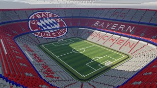 Minecraft  MEGABUILD  Allianz Arena Bayern Munich Official  DOWNLOAD [upl. by Det]