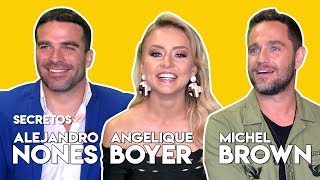 La entrevista que no esperaban Angelique Boyer Michel Brown y Alejandro Nones en Secretos [upl. by Airdnekal366]