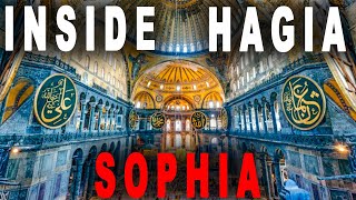 Inside Hagia Sophia Grand Mosque Istanbul Turkey [upl. by Ainotna740]