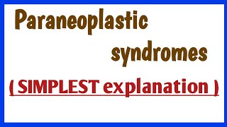 paraneoplastic syndrome [upl. by Eselrahc805]