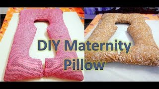 DIY Maternity Pillow making Pregnancy Pillow making [upl. by Eciuqram]